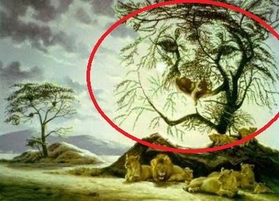 lion or tree
