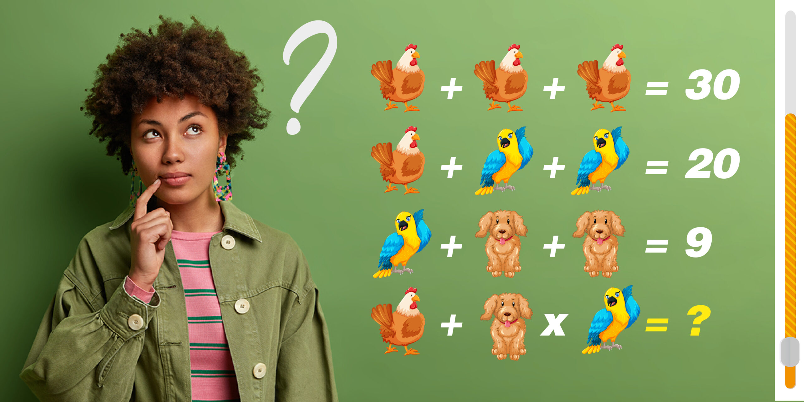 Brain Teaser: do you have the IQ to crack the code and solve the animal equation in 30 seconds?