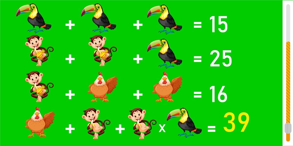 Brain teaser: crack the code to solve the animal equation in 27 seconds!