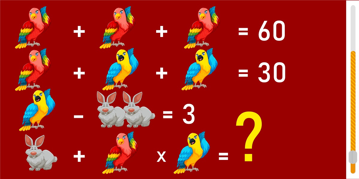 IQ brain teaser: crack the code and solve the animal equation in 25 seconds!