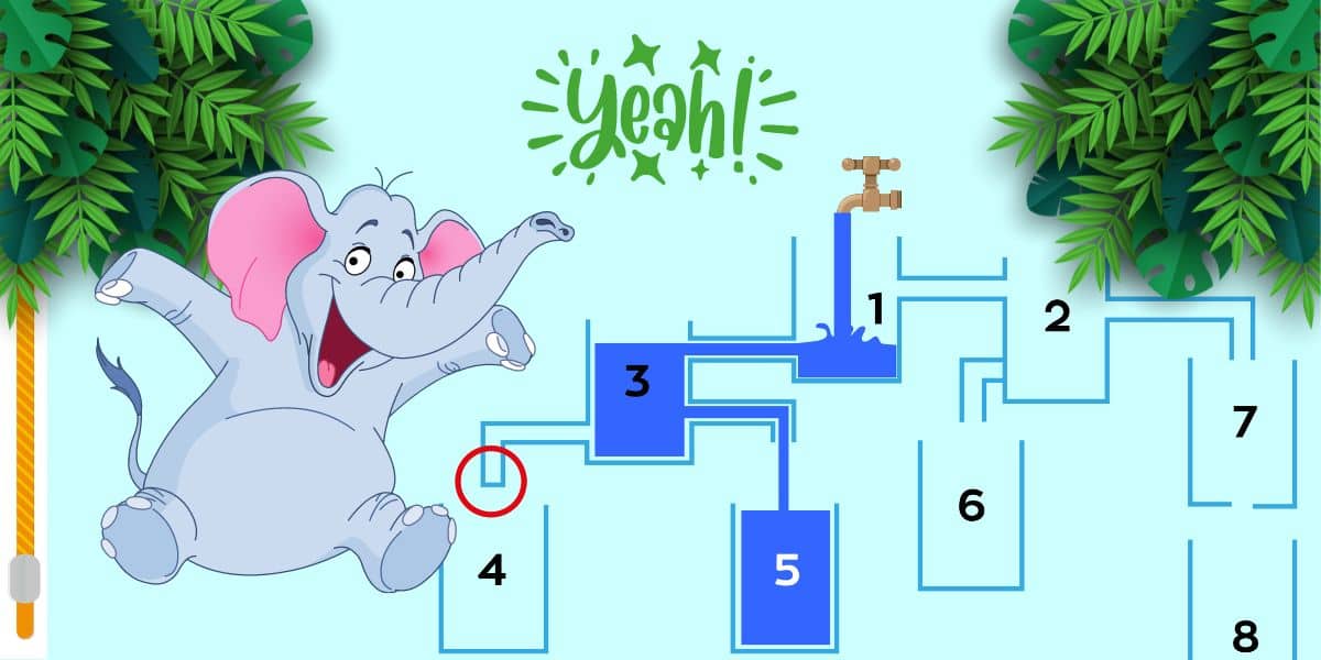 Brain teaser: can you solve this thirsty elephant challenge in 5 seconds and prove your genius IQ?