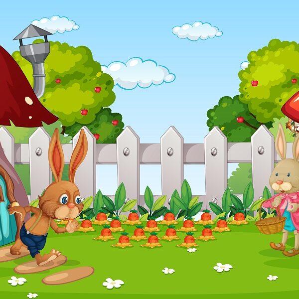 Find the kitty brain teaser challenge: 4 seconds to spot the curious cat in this bunny scene!