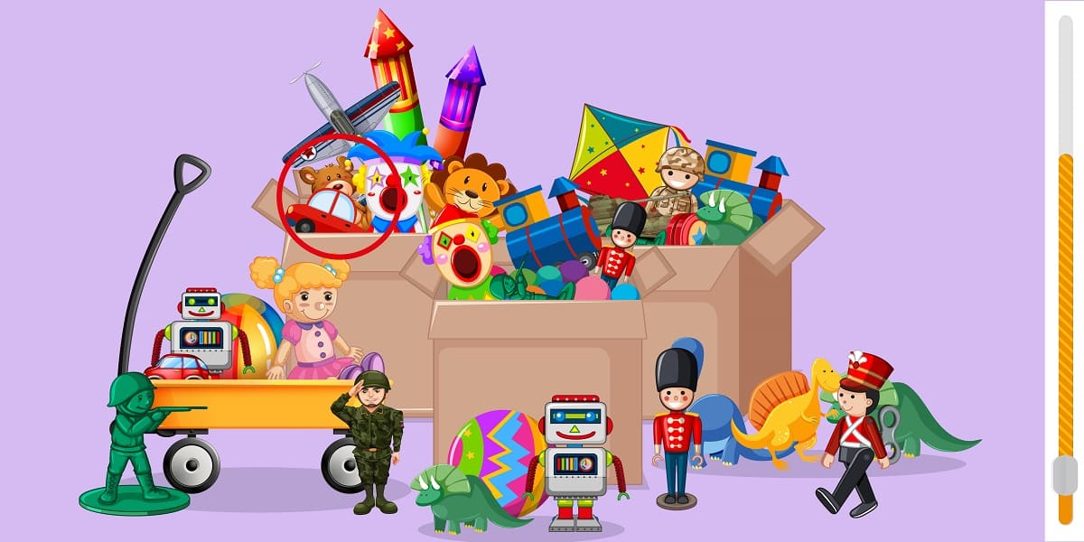 Find the bear brain teaser challenge: can you spot the bear hiding amongst the toys in less than 6 seconds?