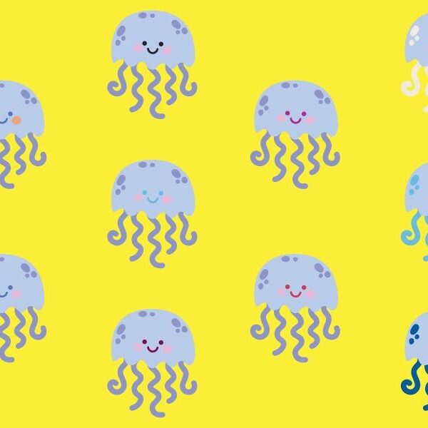 Can you spot the identical pair of jellyfish in less than 7 seconds? Only 5% of people can beat this brain teaser find the pair challenge!