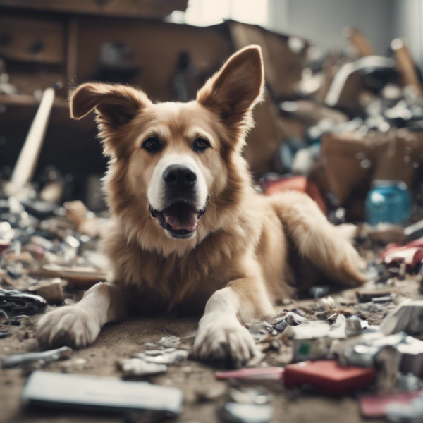 My dog destroys everything: what can I do?