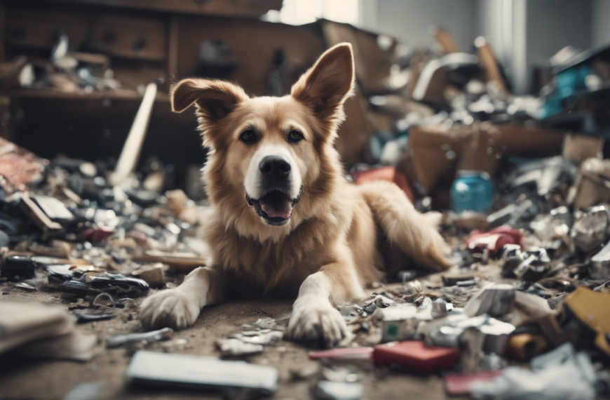 My dog destroys everything: what can I do?